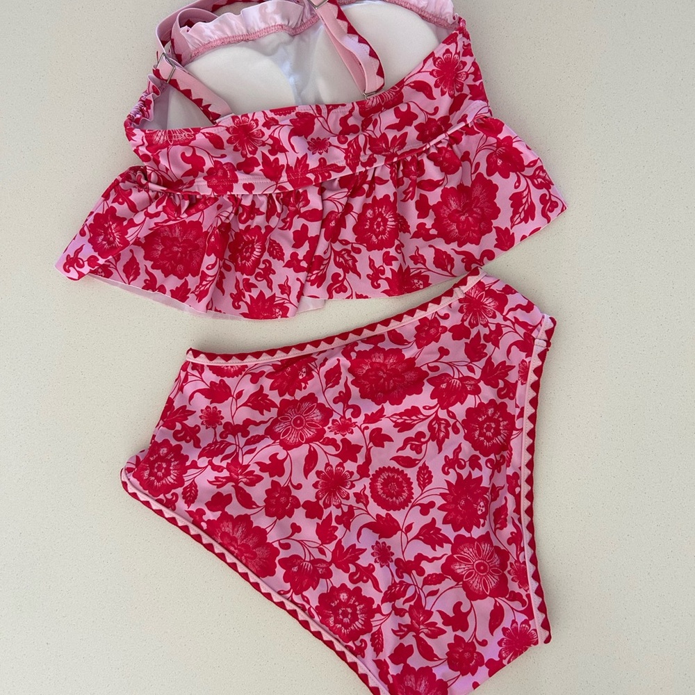 Floral Pink Bikini Set